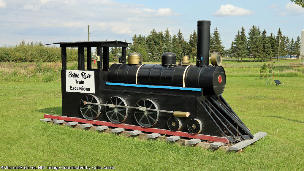 BRR sign at Forestburg Station